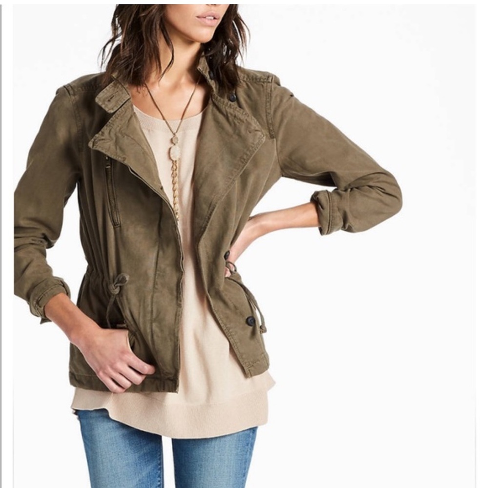 Lucky brand olive motto jacket